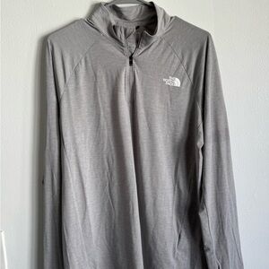 The North Face Gray Quarter-Zip Pullover